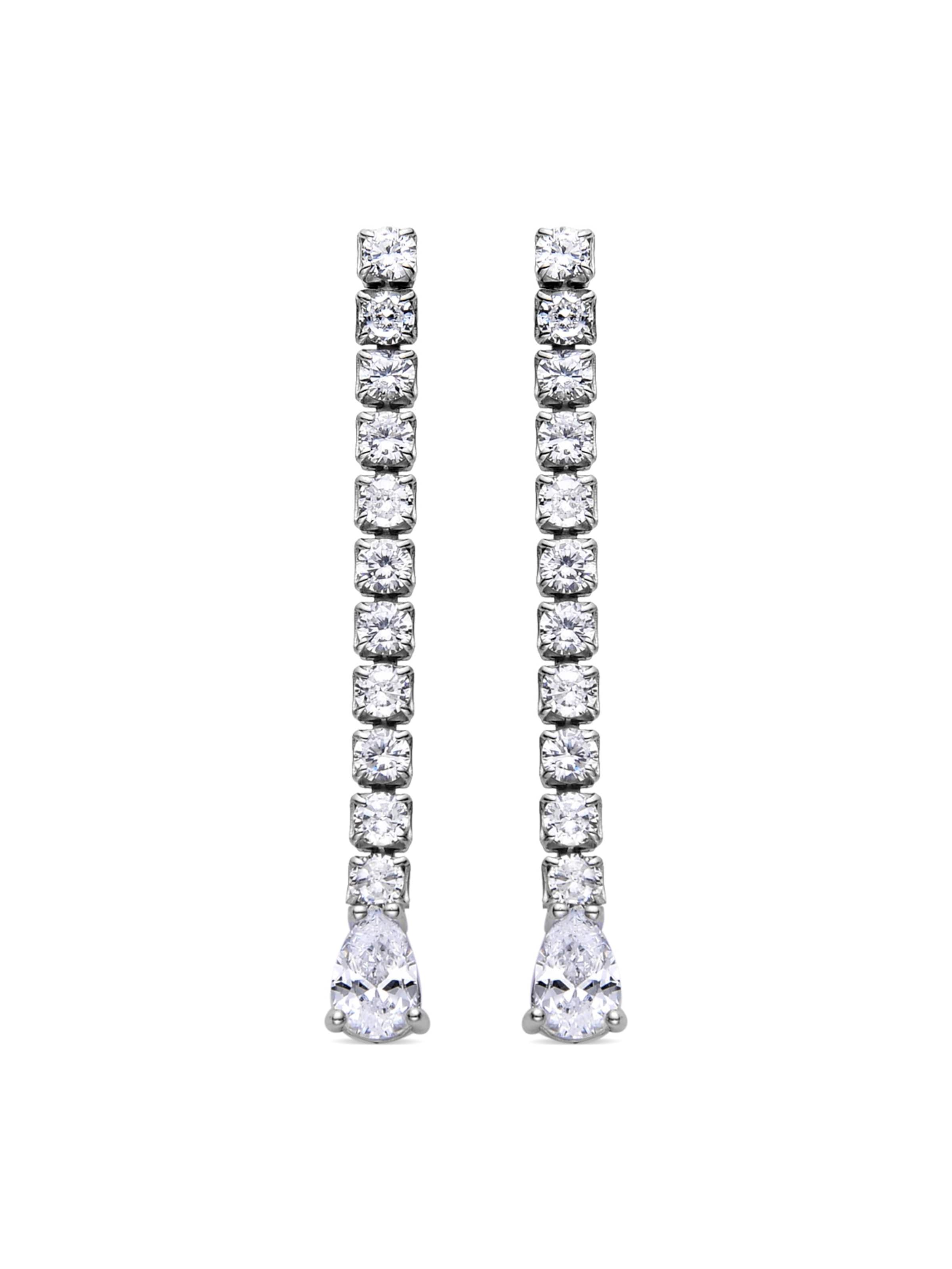 Luxenter Oorbellen 'Guoi' in Zilver: voorkant