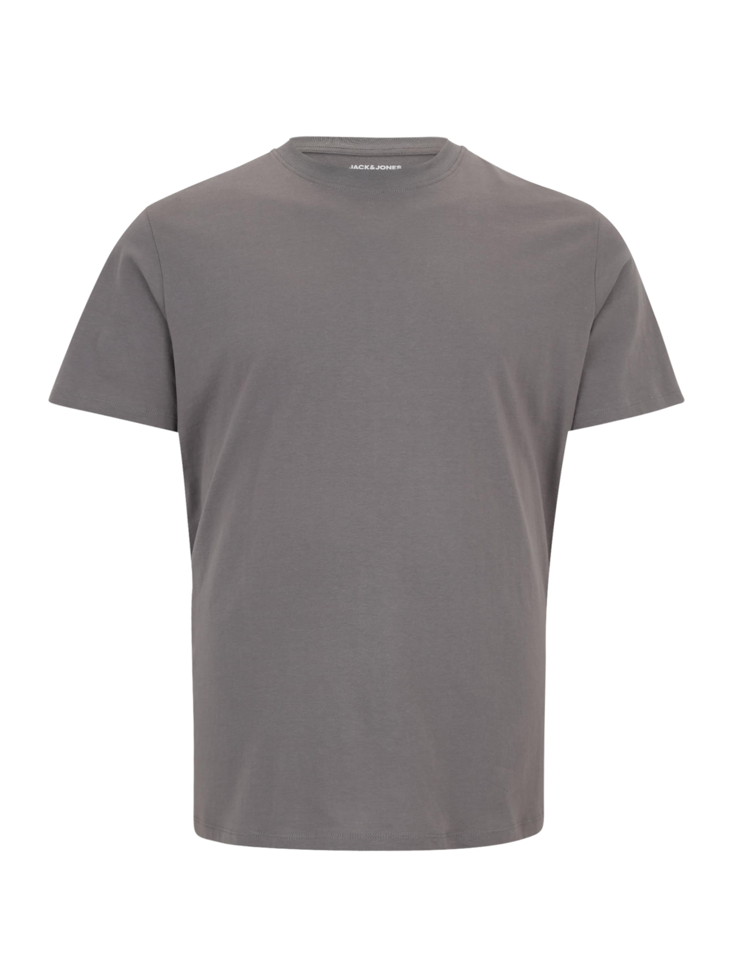 T-Shirt 'JJEBradley' Jack & Jones Plus en gris : devant
