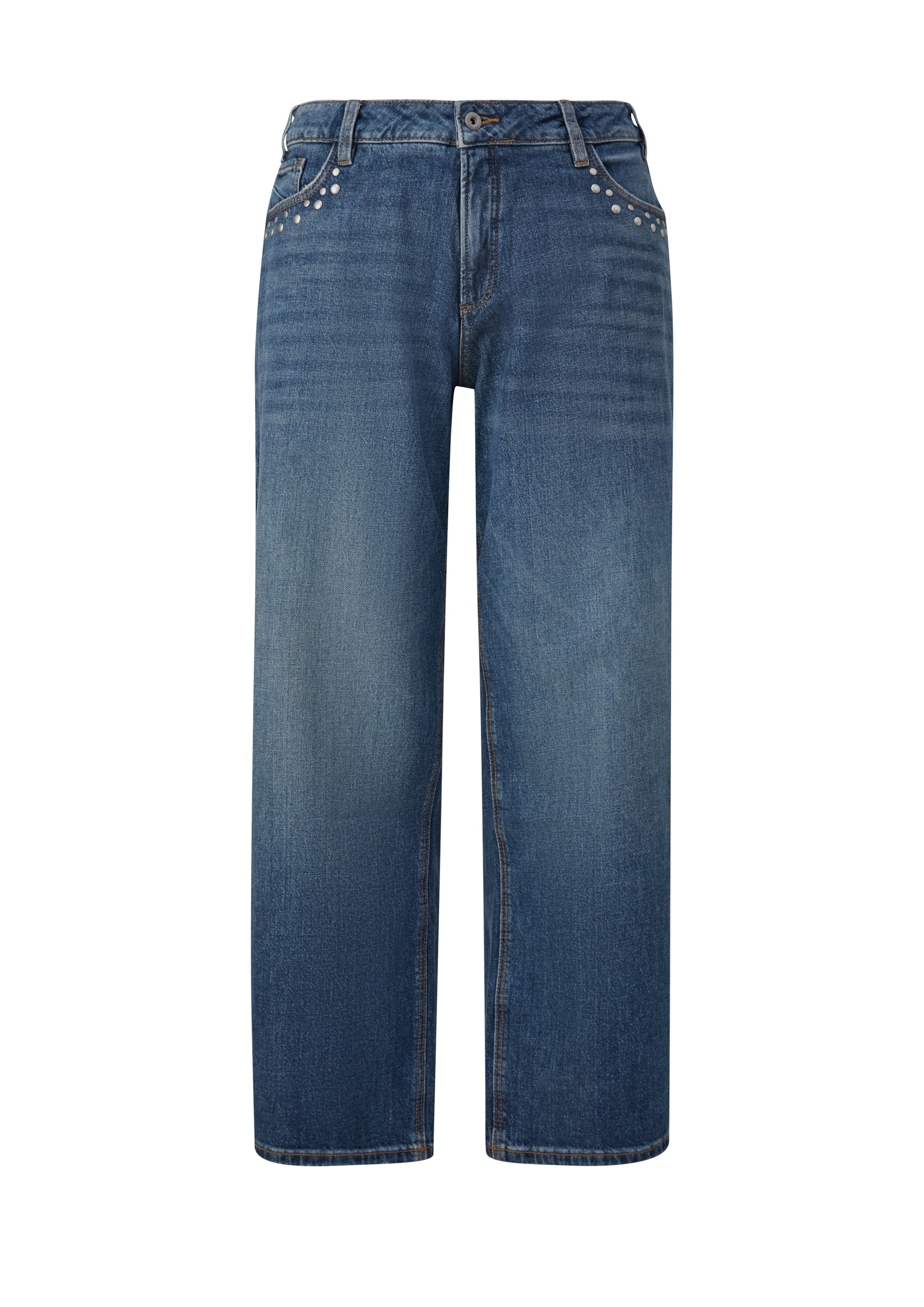 QS Jeans in 34 in de kleur Blauw denim, Productweergave