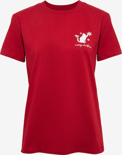Mavi T-shirt en S en rouge vif / blanc, Vue avec produit