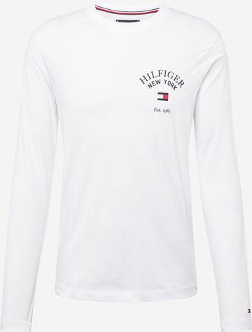 T-Shirt TOMMY HILFIGER en blanc : devant