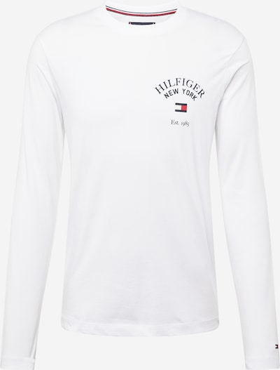 TOMMY HILFIGER Tričko - tmavomodrá / červená / šedobiela, Produkt