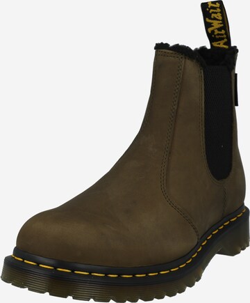 Dr. Martens Chelsea boots '2976' in Groen: voorkant