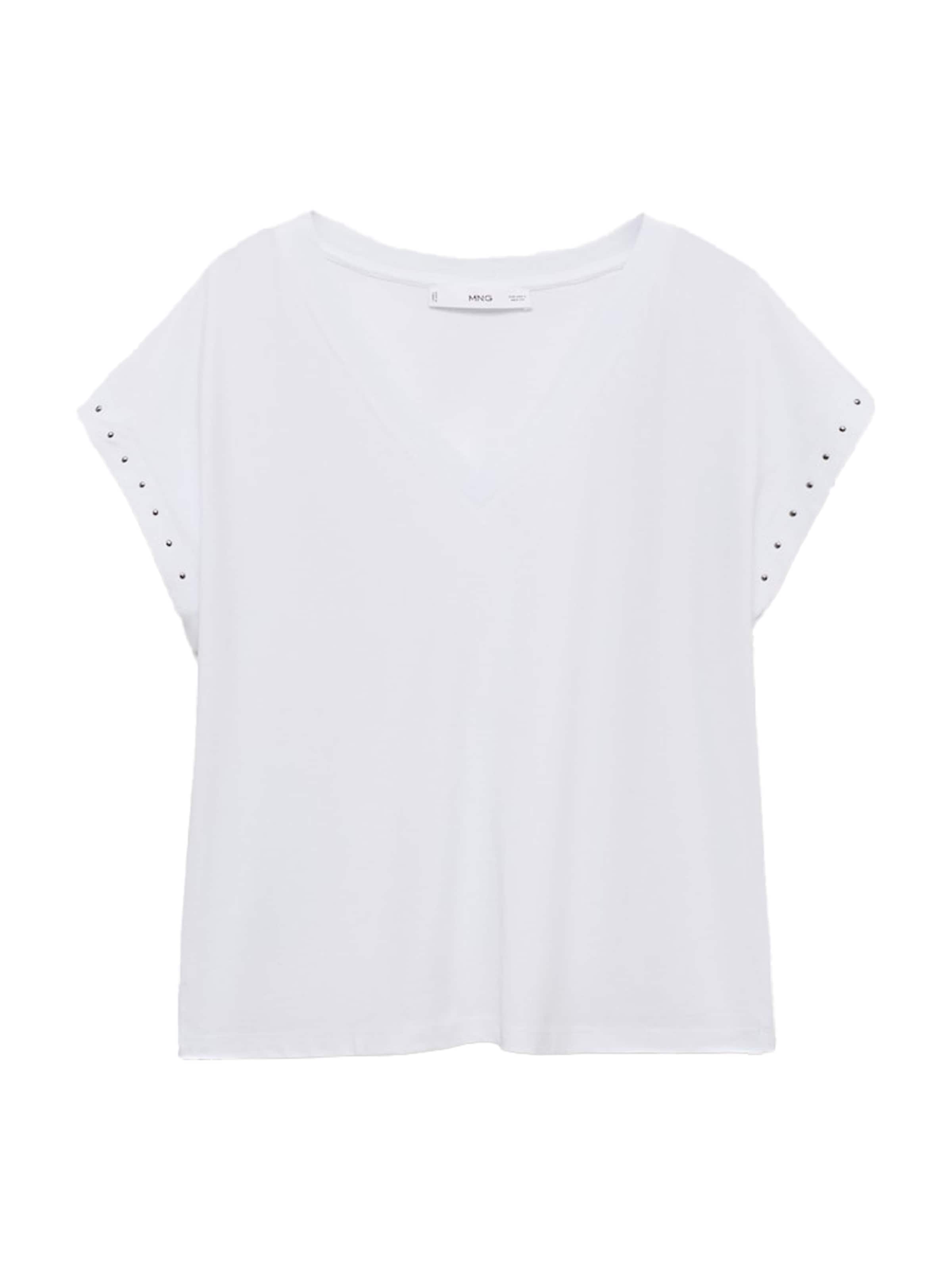 MANGO Póló 'LUNA' - fehér: elől