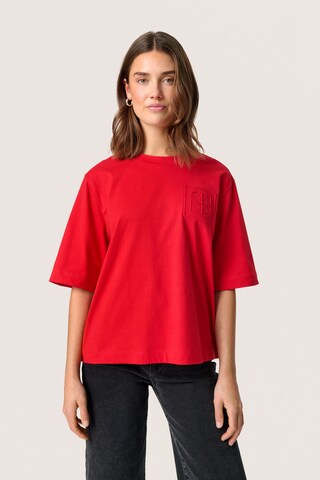 SOAKED IN LUXURY Shirt 'SLJina' in Red: front