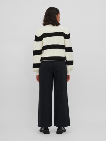 VILA Wide leg Jeans 'Widey' in Zwart