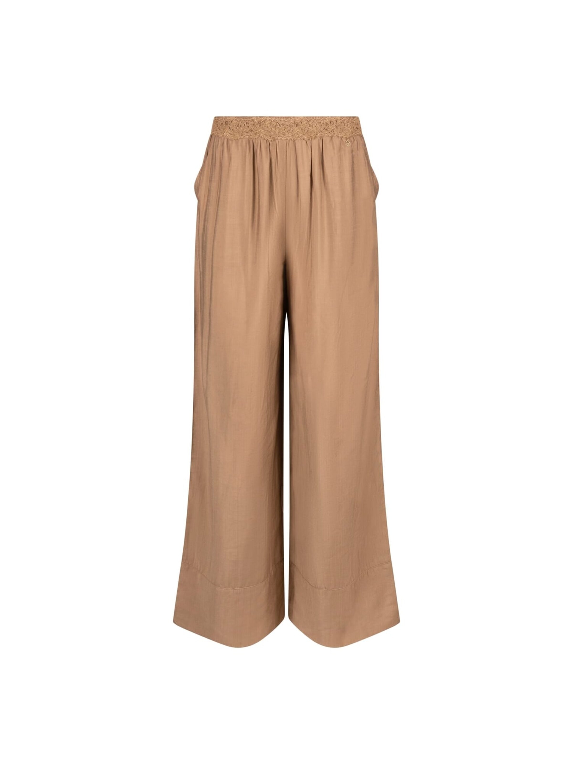 nukus Baggy Broek 'merel' in Beige: voorkant