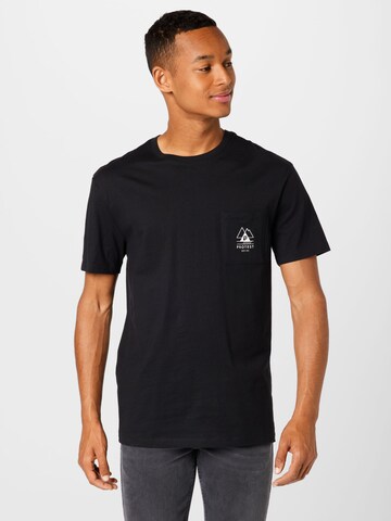 PROTEST Performance Shirt 'ISIAH' in Black: front