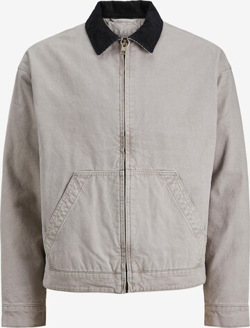 Veste mi-saison 'Dave' JACK & JONES en gris : devant