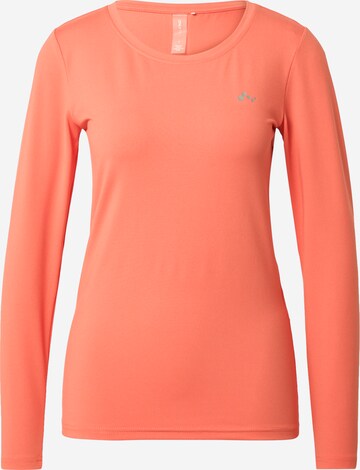ONLY PLAY - Camiseta funcional 'Clarissa' en naranja: frente