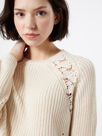 ONLY Sweater 'Maga' in Beige