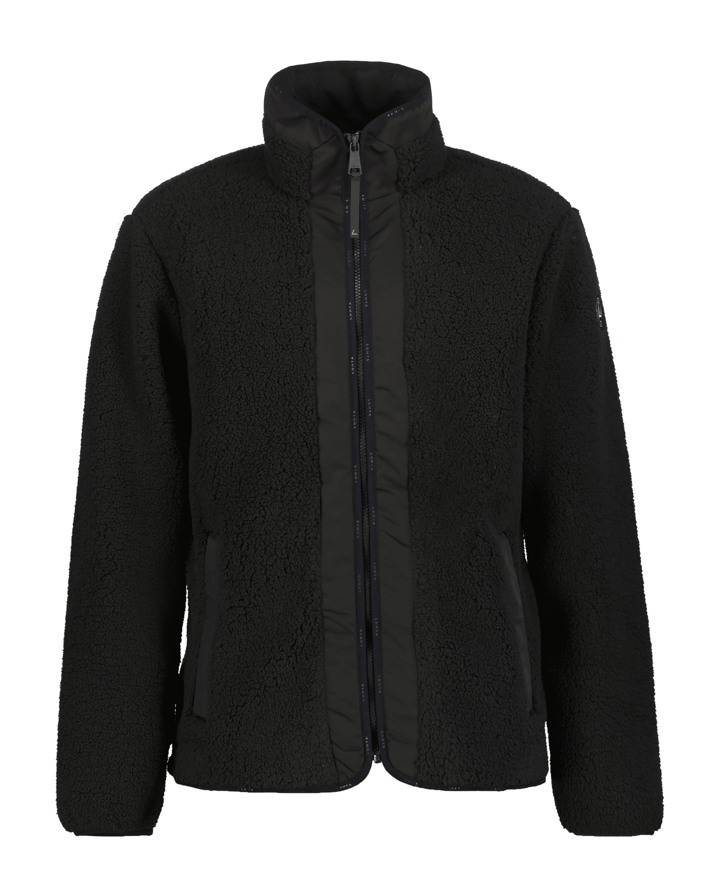 LUHTA Funktionsfleecejakke 'Jepua' i sort: forside