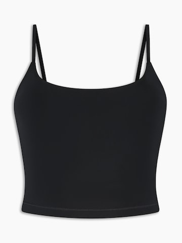 Antheia Bustier Sport bh 'Sports Bra Onyx' in Zwart