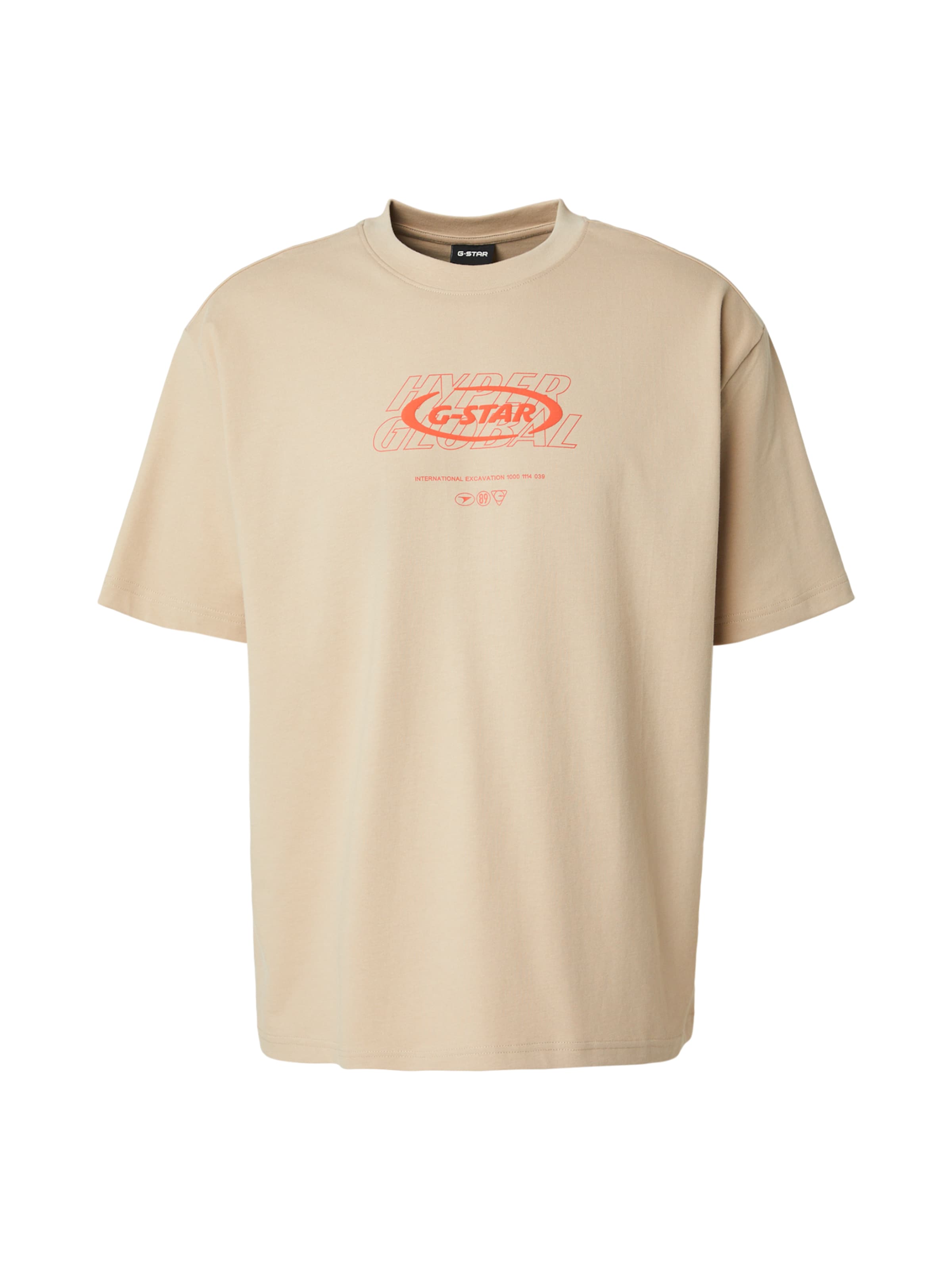 G-STAR Shirt 'Hyper' in Beige: front