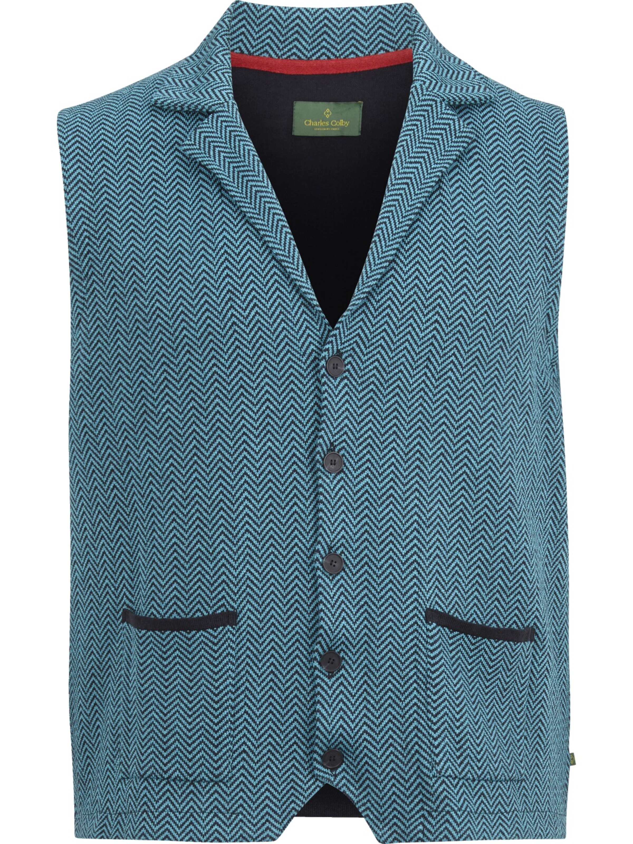 Charles Colby Strickweste in Blau