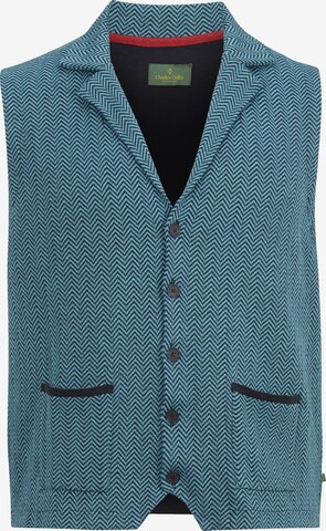 Charles Colby Knit Cardigan in Blue