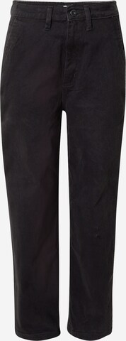 Loosefit Pantalon chino VANS en noir : devant