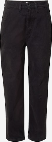 Loosefit Pantalon chino VANS en noir : devant