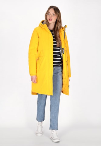 Parka mi-saison DreiMaster Maritim en jaune