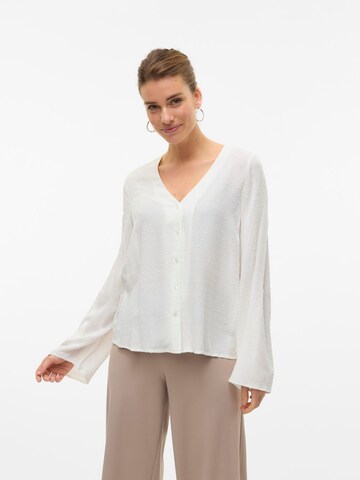 VERO MODA Blouse 'SNRonja' in Wit: voorkant