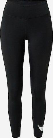 NIKE Skinny Sportovní kalhoty – černá: přední strana