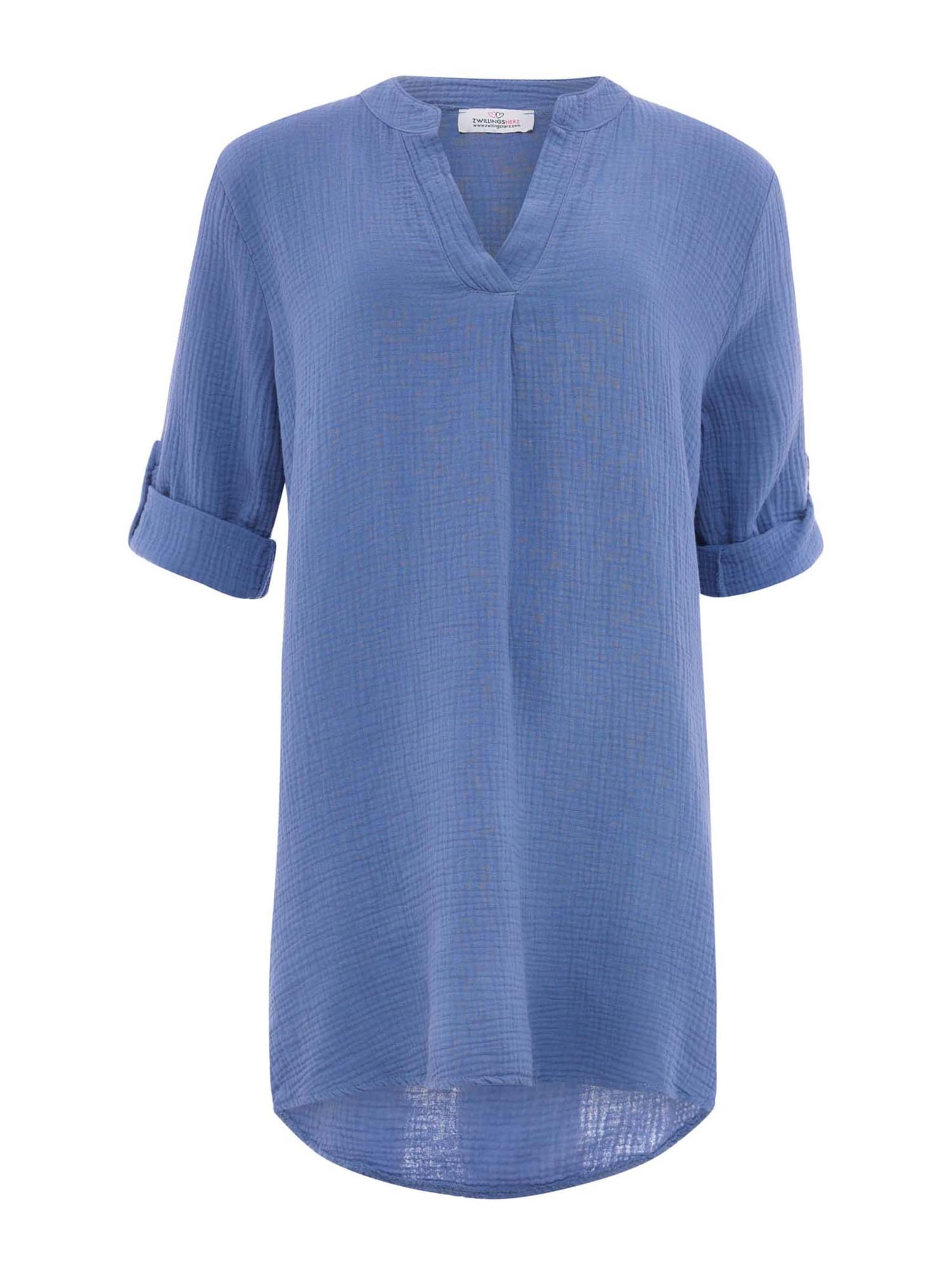 zils Zwillingsherz Tunika 'Amelie': no priekšpuses