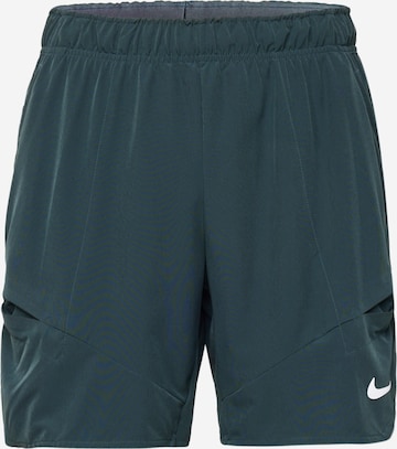 Regular Pantalon de sport NIKE en vert : devant