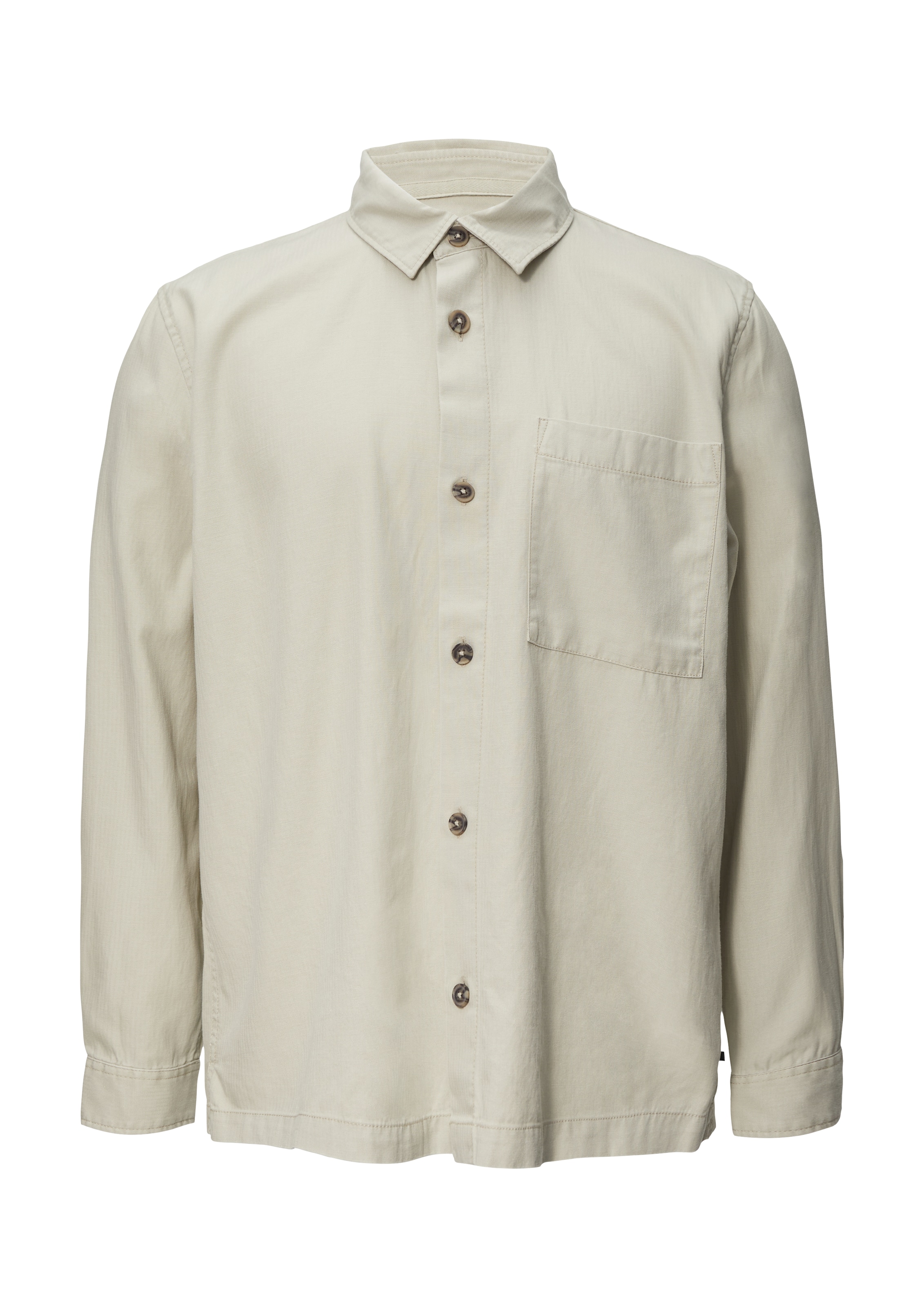 Coupe regular Chemise s.Oliver en beige : devant