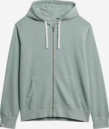 Superdry Sweatjacke 'Essential' in Blau: Vorderseite