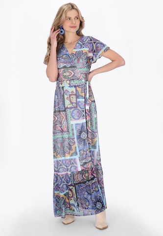 usha FESTIVAL - Vestido en azul: frente