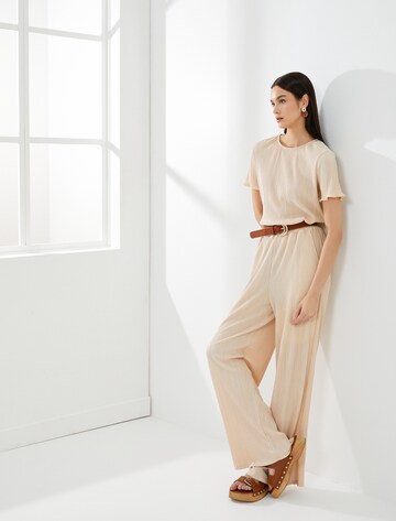 Koton Wide Leg Hose in Beige