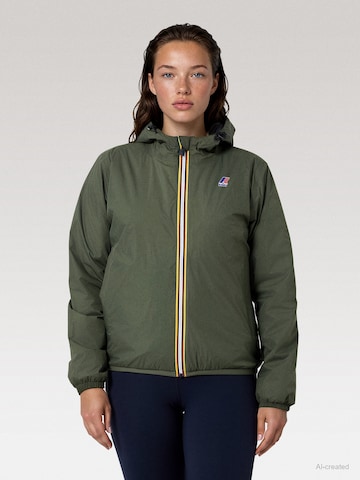 K-Way Outdoorjacke in Grün: Vorderseite