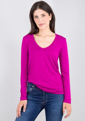PLEASE Shirt in Purple: front