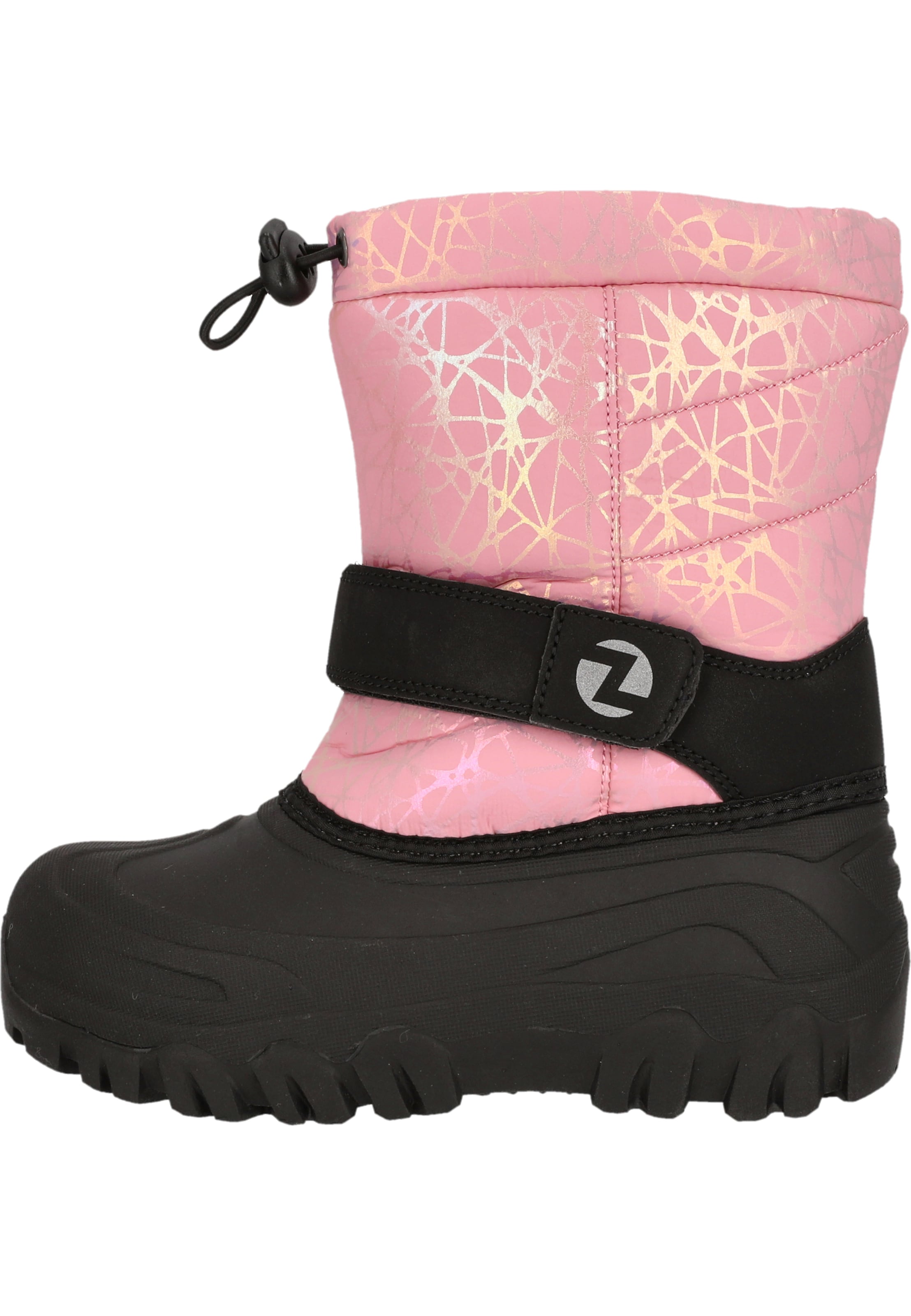 ZigZag Snowboots 'Wanoha' in Roze: voorkant