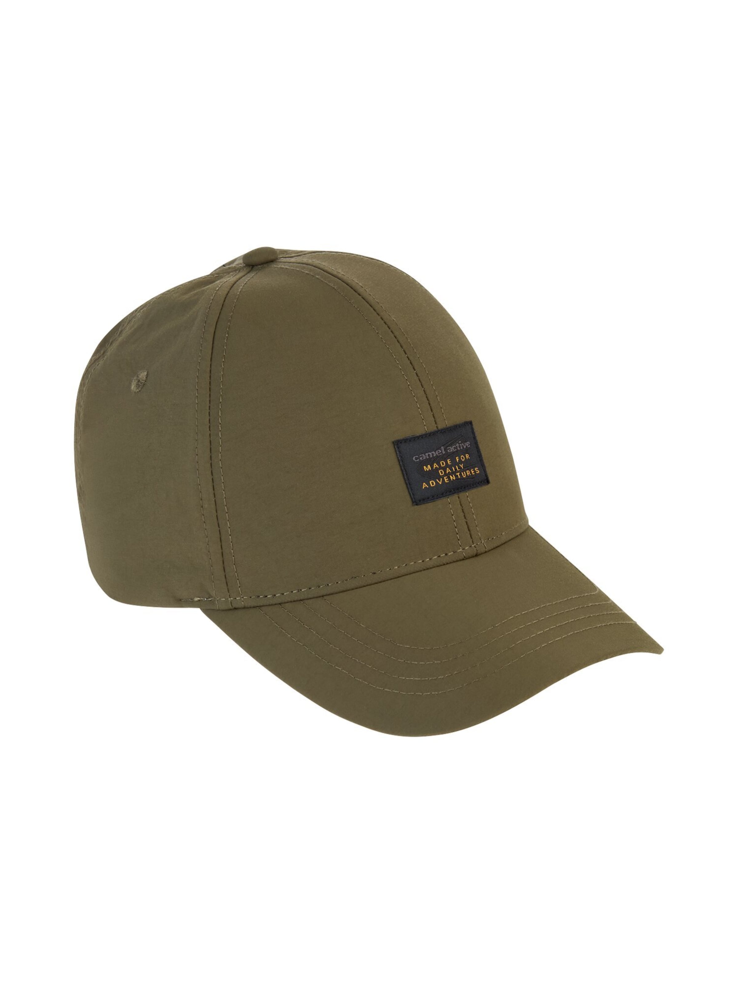 CAMEL ACTIVE 6-Panel Cap mit wasserabweisender und schnell trocknender Eigenschaft in Grün: Vorderseite