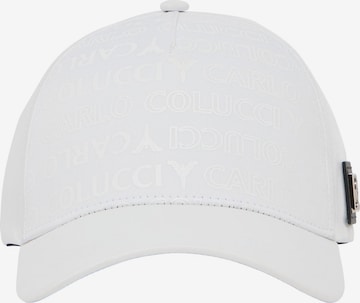 Carlo Colucci Cap 'Dibiasi' in White: front
