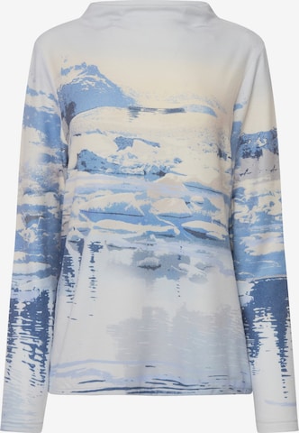 Sweat-shirt LAURASØN en bleu : devant