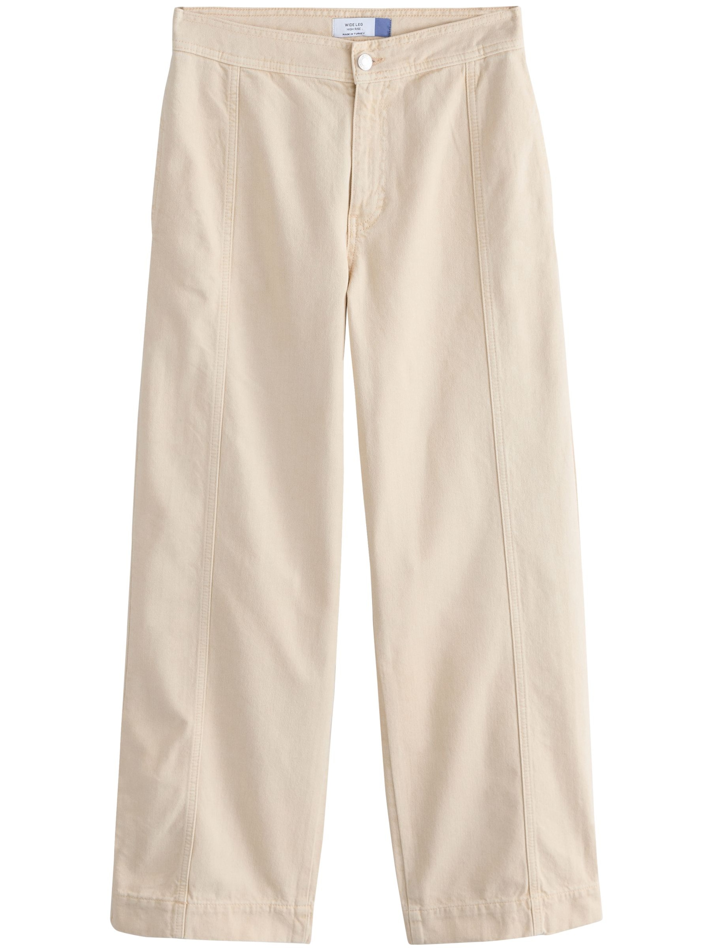 Next Широкий Джинсы в Желтый: спереди