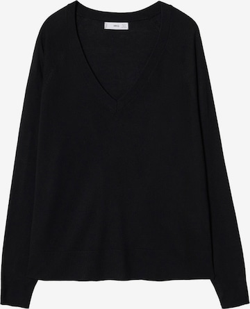 Pull-over 'LUCAV' MANGO en noir : devant