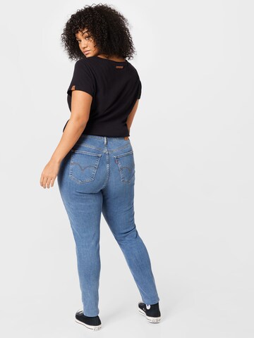 Levi's® Plus Skinny Džíny '721 PL Hi Rise Skinny' – modrá