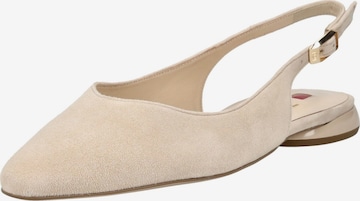 Ballerina 'Mona' di Högl in beige: frontale