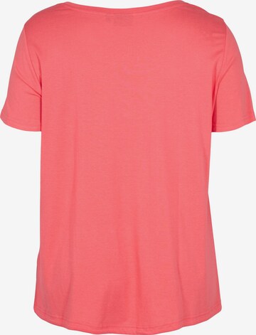 Zizzi Shirt 'Amanda' in Rood