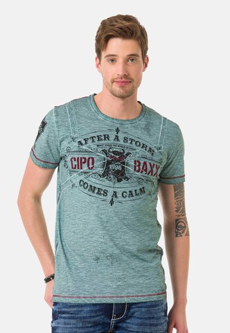 CIPO & BAXX T-Shirt in Grün: predná strana