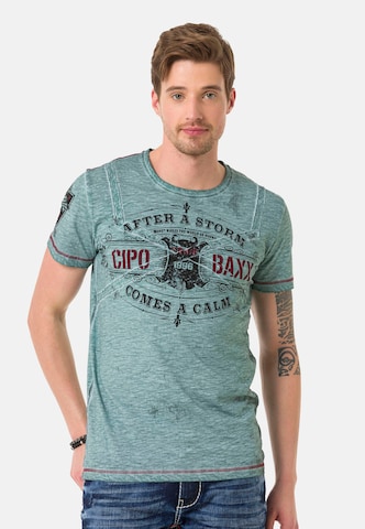 CIPO & BAXX T-Shirt in Grün: predná strana