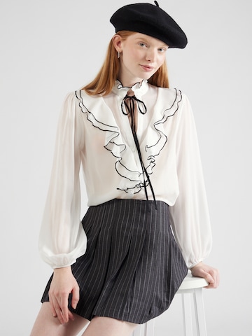 River Island Blouse in Wit: voorkant