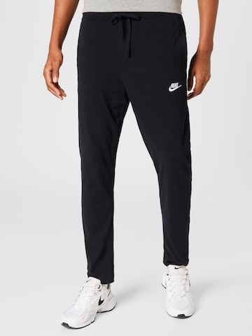 Nike Sportswear Regularen Hlače | črna barva: sprednja stran