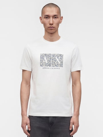 ARMANI EXCHANGE Tričko - Biela: predná strana