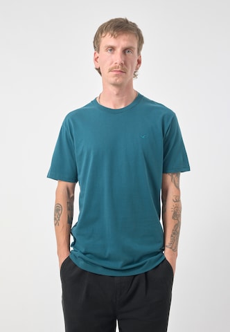 Cleptomanicx T-Shirt 'Ligull Regular' in Blau: Vorderseite