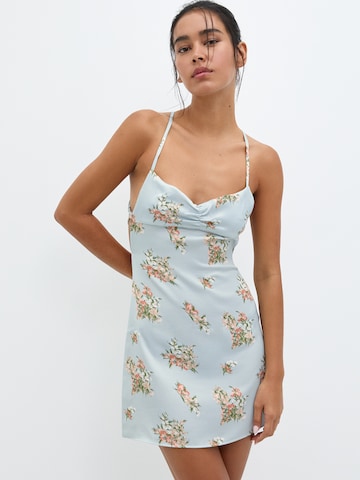 Pull&Bear Summer dress in Blue: front