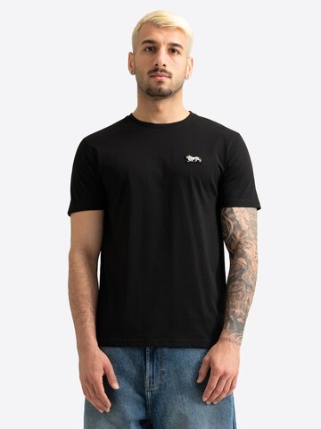Lonsdale London - Camiseta 'Spikhill' en negro: frente